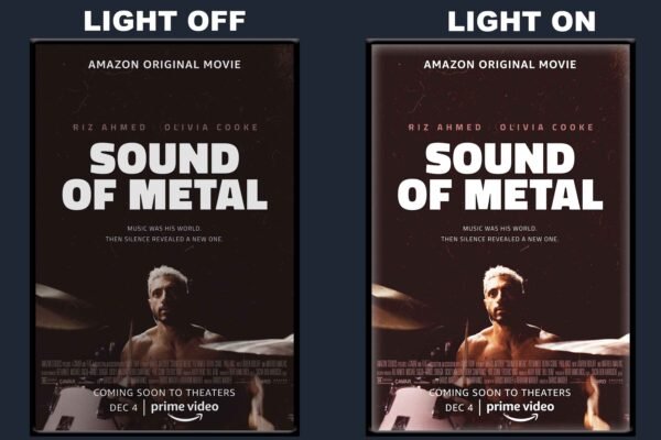 Sound Of Metal LED Backlit Poster Frame – Award-Winning Drama Movie Art