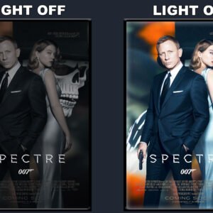 Spectre LED Backlit Poster Frame – Movie Display