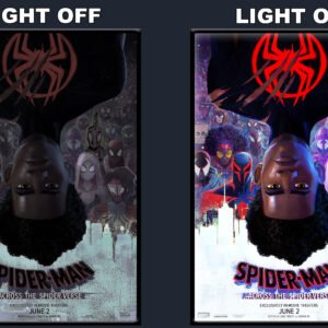 Spider Man Across The Spider Verse LED Backlit Poster Frame – Movie Display