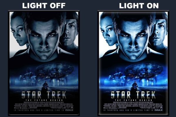 Star Trek LED Backlit Poster Frame – Sci-Fi Adventure Movie Art