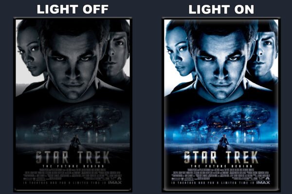 Star Trek LED Backlit Poster Frame – Movie Display