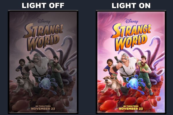 Strange World LED Backlit Poster Frame – Movie Display