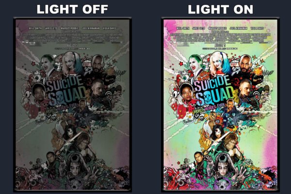 Suicide Squad A LED Backlit Poster Frame – Movie Display