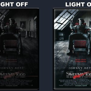 Sweeney Todd The Demon Barber Of Fleet Street LED Backlit Poster Frame – Movie Display
