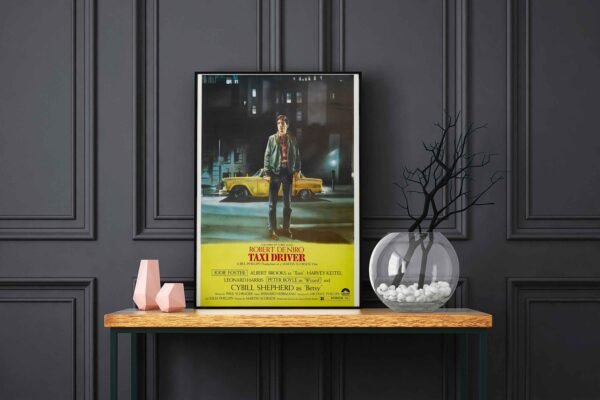 Taxi Driver LED Backlit Poster Frame – Movie Display