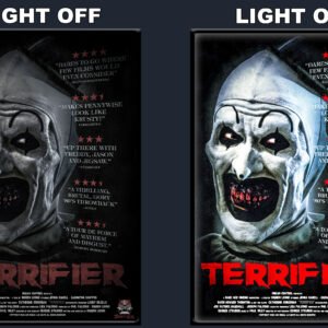 Terrifier LED Backlit Poster Frame – Movie Display