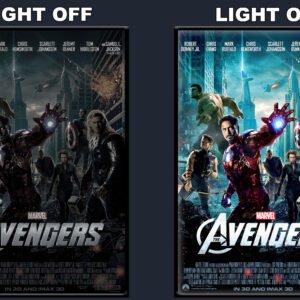 The Avengers LED Backlit Poster Frame – Movie Display