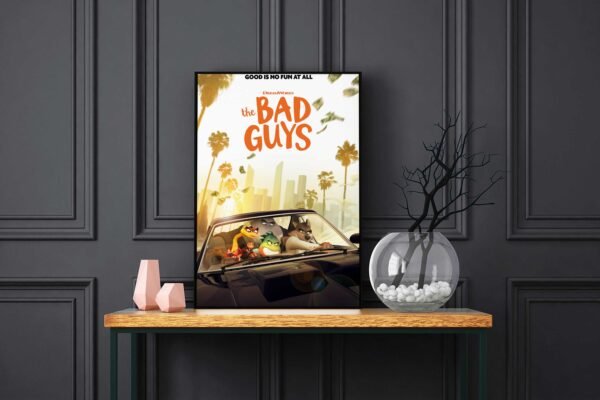 The Bad Guys LED Backlit Poster Frame – Movie Display
