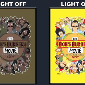 The Bobs Burgers Movie LED Backlit Poster Frame – Movie Display