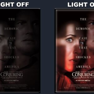 The Conjuring The Devil Made Me Do It LED Backlit Poster Frame – Movie Display