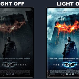 The Dark Knight LED Backlit Poster Frame – Movie Display