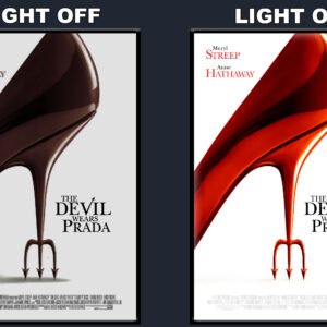 The Devil Wears Prada LED Backlit Poster Frame – Movie Display