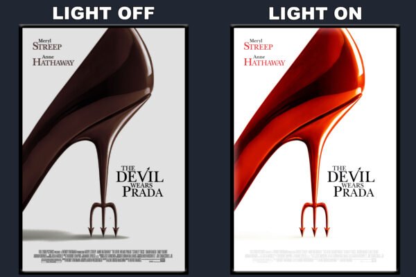 The Devil Wears Prada LED Backlit Poster Frame – Movie Display