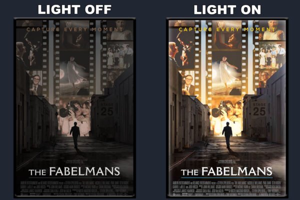 The Fabelmans LED Backlit Poster Frame – Movie Display