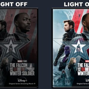 The Falcon And The Winter Soldier LED Backlit Poster Frame – Movie Display