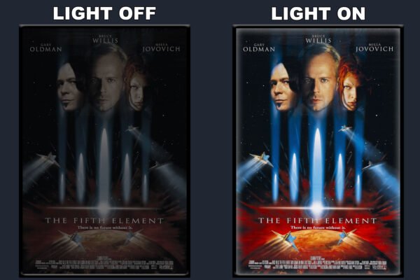 The Fifth Element LED Backlit Poster Frame – Movie Display
