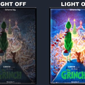 The Grinch A LED Backlit Poster Frame – Movie Display