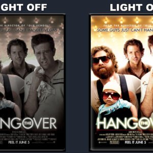 The Hangover LED Backlit Poster Frame – Movie Display