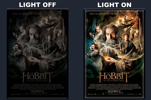 The Hobbit The Desolation Of Smaug LED Backlit Poster Frame – Movie Display