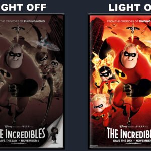 The Incredibles 2 LED Backlit Poster Frame – Movie Display