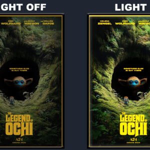The Legend of Ochi Movie LED Backlit Poster Frame  Fantasy World Scene Wall Art Display