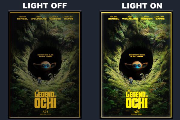 The Legend of Ochi Movie LED Backlit Poster Frame  Fantasy World Scene Wall Art Display