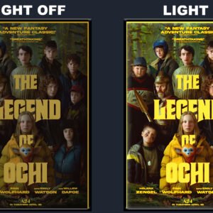 The Legend of Ochi Movie LED Backlit Poster Frame  Fantasy World Scene Wall Art Display