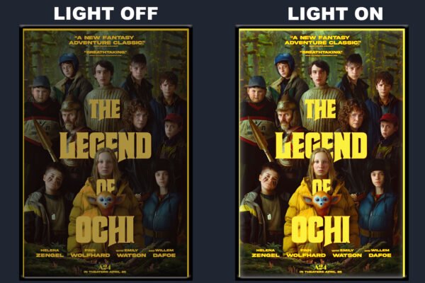 The Legend of Ochi Movie LED Backlit Poster Frame  Fantasy World Scene Wall Art Display