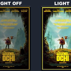 The Legend of Ochi Movie LED Backlit Poster Frame  Fantasy World Scene Wall Art Display