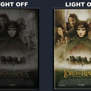 The Lord Of The Rings The Fellowship Of The Ring LED Backlit Poster Frame – Movie Display