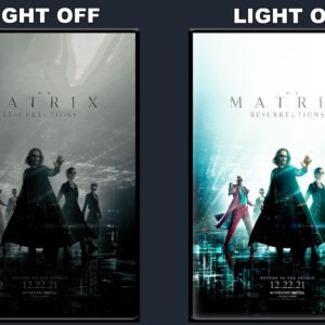 The Matrix Resurrections A LED Backlit Poster Frame – Movie Display