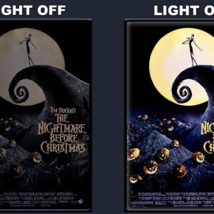 The Nightmare Before Christmas LED Backlit Poster Frame – Movie Display