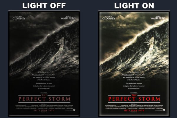 The Perfect Storm LED Backlit Poster Frame – Movie Display