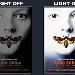 The Silence Of The Lambs LED Backlit Poster Frame – Movie Display