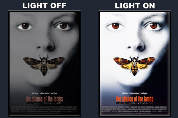 The Silence Of The Lambs LED Backlit Poster Frame – Movie Display