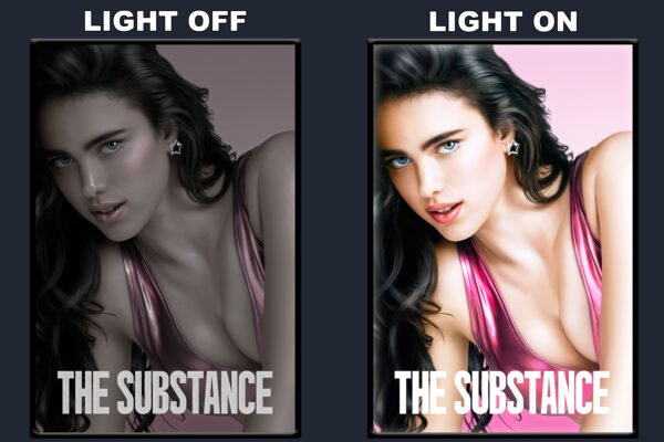 The Substance LED Backlit Poster Frame – Movie Display
