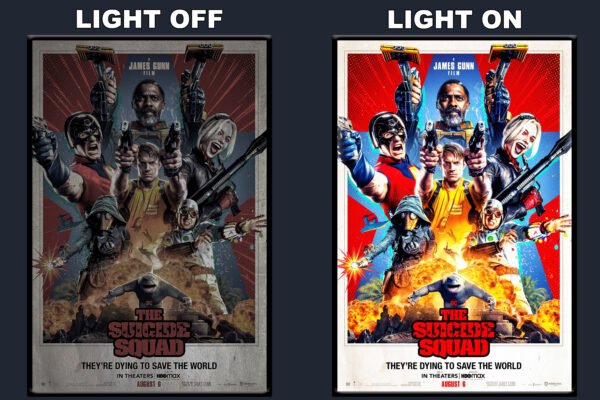 The Suicide Squad LED Backlit Poster Frame – Movie Display