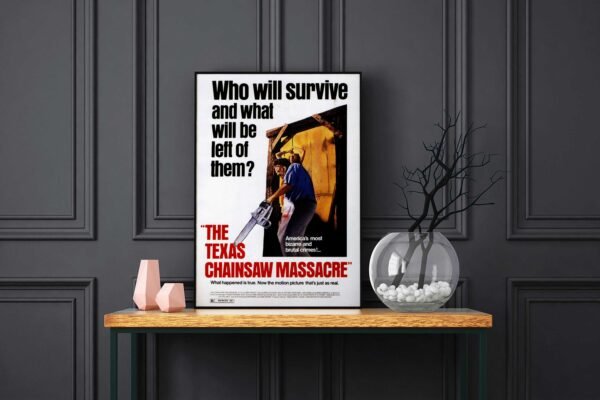 The Texas Chain Saw Massacre LED Backlit Poster Frame – Movie Display