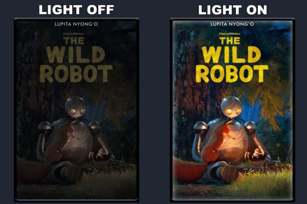 The Wild Robot LED Backlit Poster Frame – Movie Display