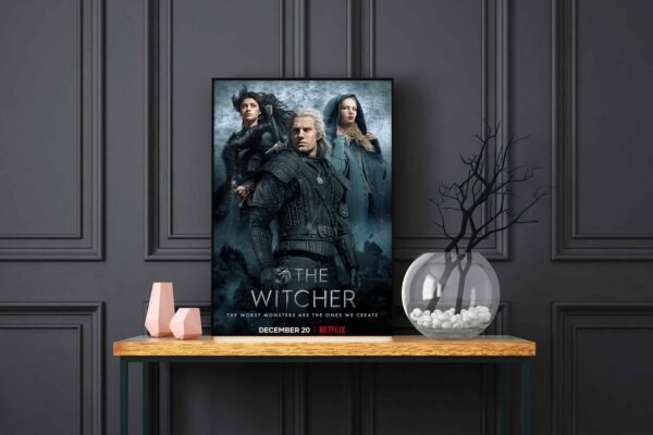 The Witcher LED Backlit Poster Frame – Movie Display