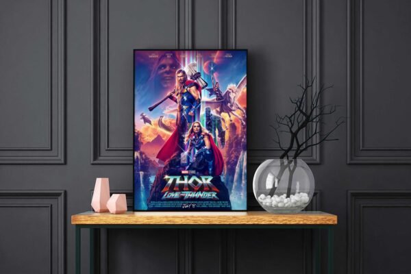 Thor Love And Thunder LED Backlit Poster Frame – Movie Display