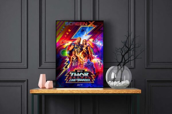 Thor Love And Thunder LED Backlit Poster Frame – Movie Display