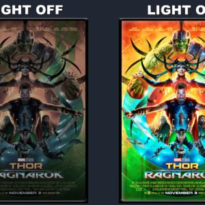 Thor Ragnarok LED Backlit Poster Frame – Movie Display
