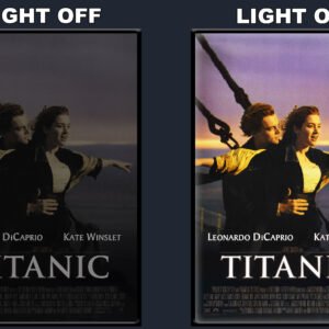 Titanic LED Backlit Poster Frame – Movie Display