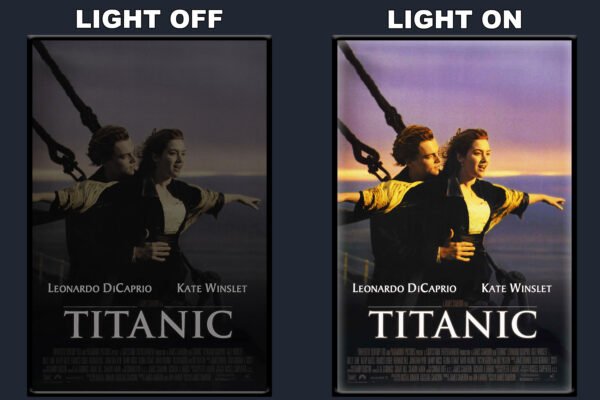 Titanic LED Backlit Poster Frame – Movie Display