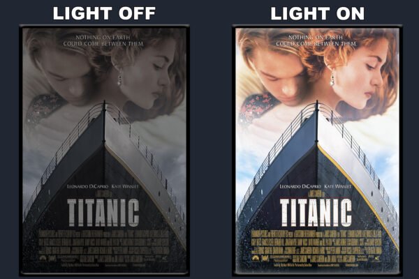 Titanic LED Backlit Poster Frame – Movie Display