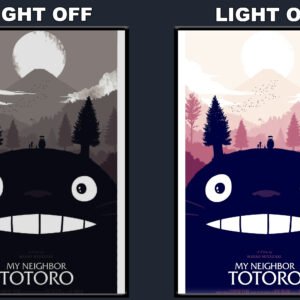 Tonari No Totoro LED Backlit Poster Frame – Movie Display