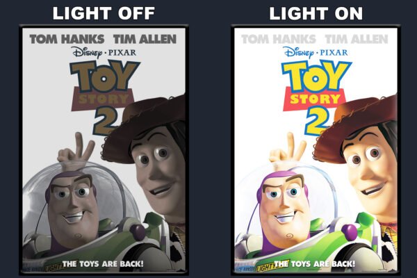 Toy Story 2 LED Backlit Poster Frame – Movie Display