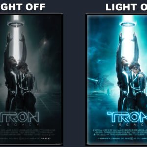 Tron Legacy LED Backlit Poster Frame – Movie Display