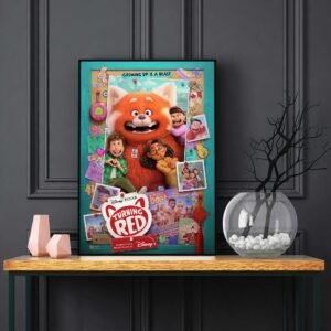 Turning Red LED Backlit Poster Frame – Movie Display